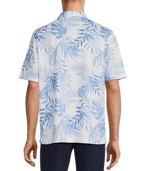 Roundtree & Yorke Performance Short Sleeve Conversational Fishing Lure Print Polo Shirt Product Image