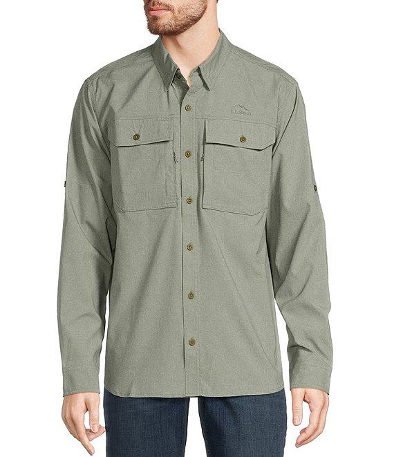 L.L.Bean Performance Stretch No Fly Zone Long Sleeve Woven Shirt Product Image