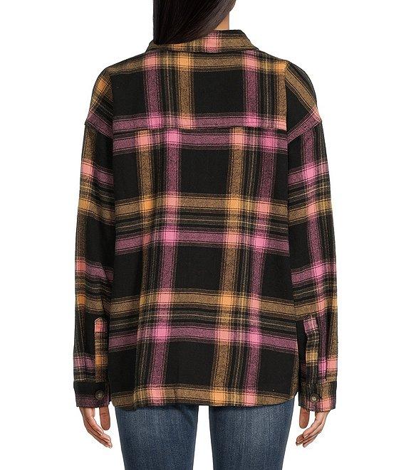 Rip Curl Beach Party Long Sleeve Plaid Brushed Flannel Shirt Product Image