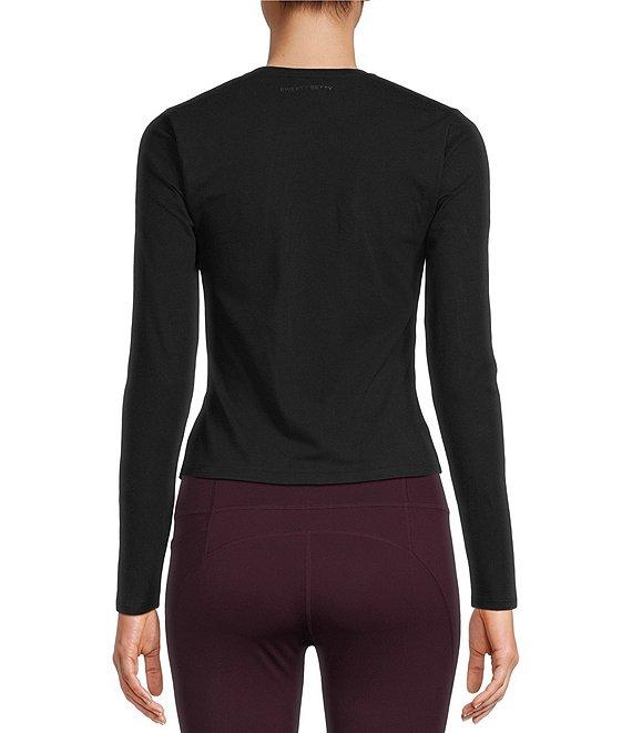 Sweaty Betty Essential Sculpt Crew Neck Long Sleeve Top Product Image