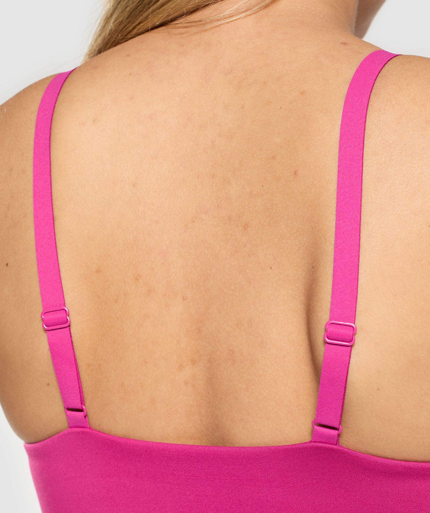 Gymshark Everyday Cami Tank With Shelf - Winning Pink Female Product Image