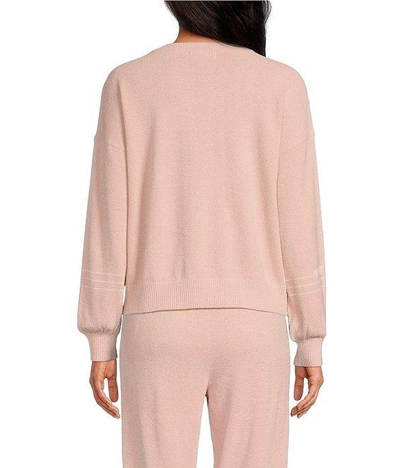 Barefoot Dreams CozyChic Ultra Lite Heartbeat Stripe Coordinating Lounge Pullover Product Image