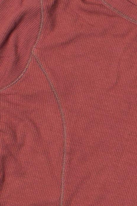 Contrast Seam Long Sleeve Top Product Image