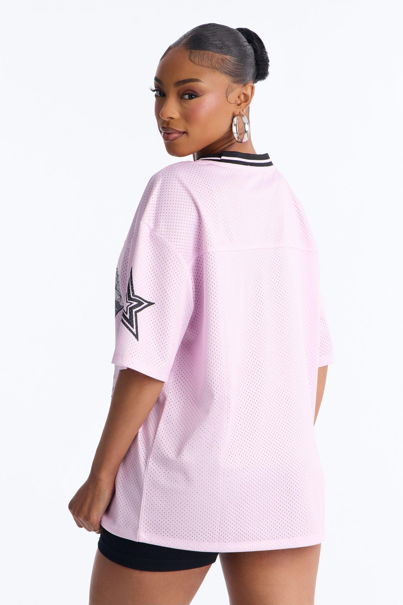 87 Pretty Play Camo Short Sleeve Jersey - Pink Female Product Image