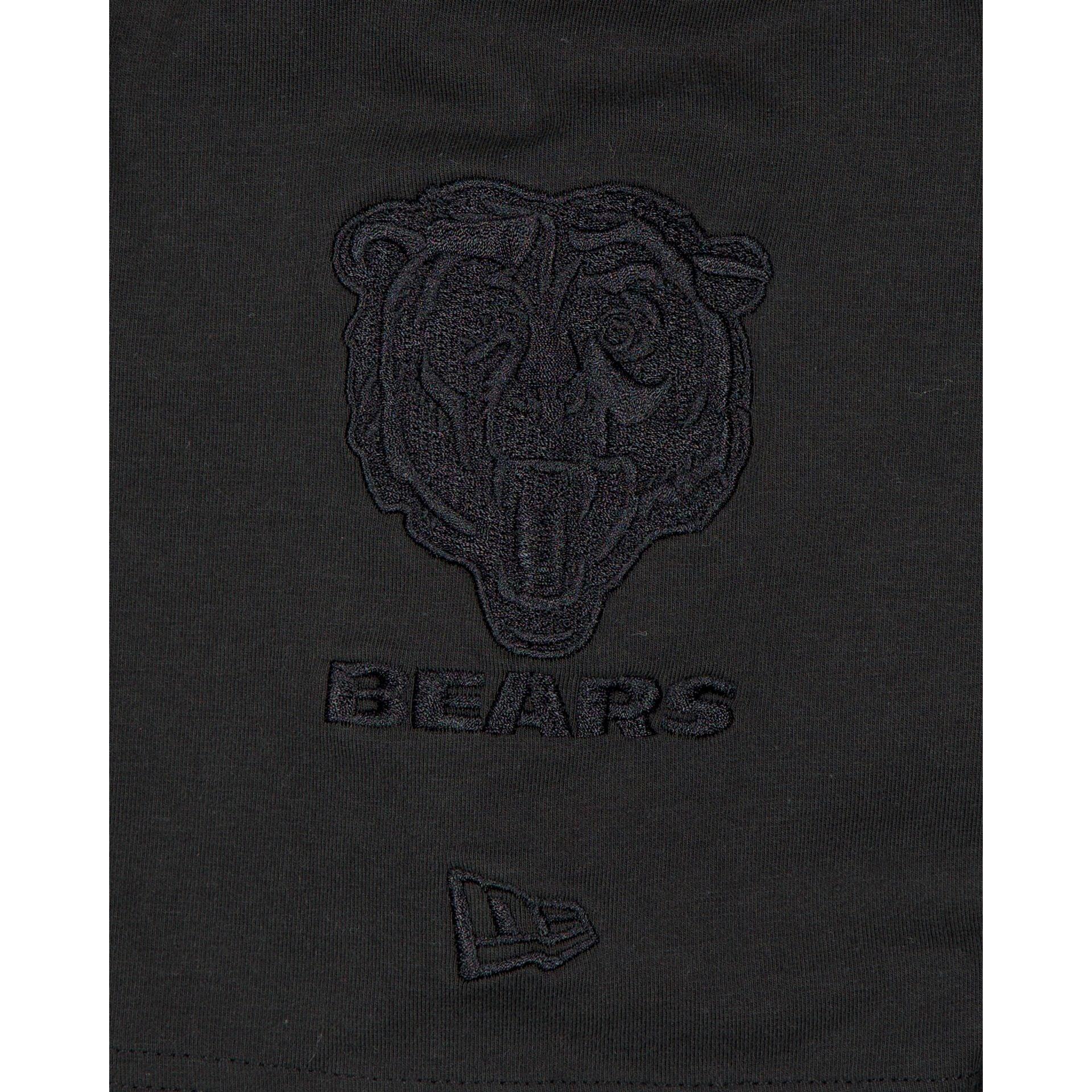 Chicago Bears Black on Black Logo Select T-Shirt Male Product Image