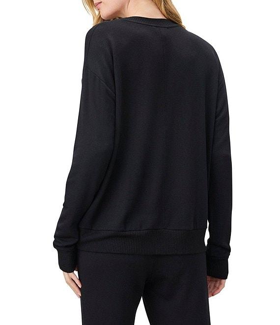 Splendid Supersoft Crew Neck Long Sleeve Pullover Shirt Product Image