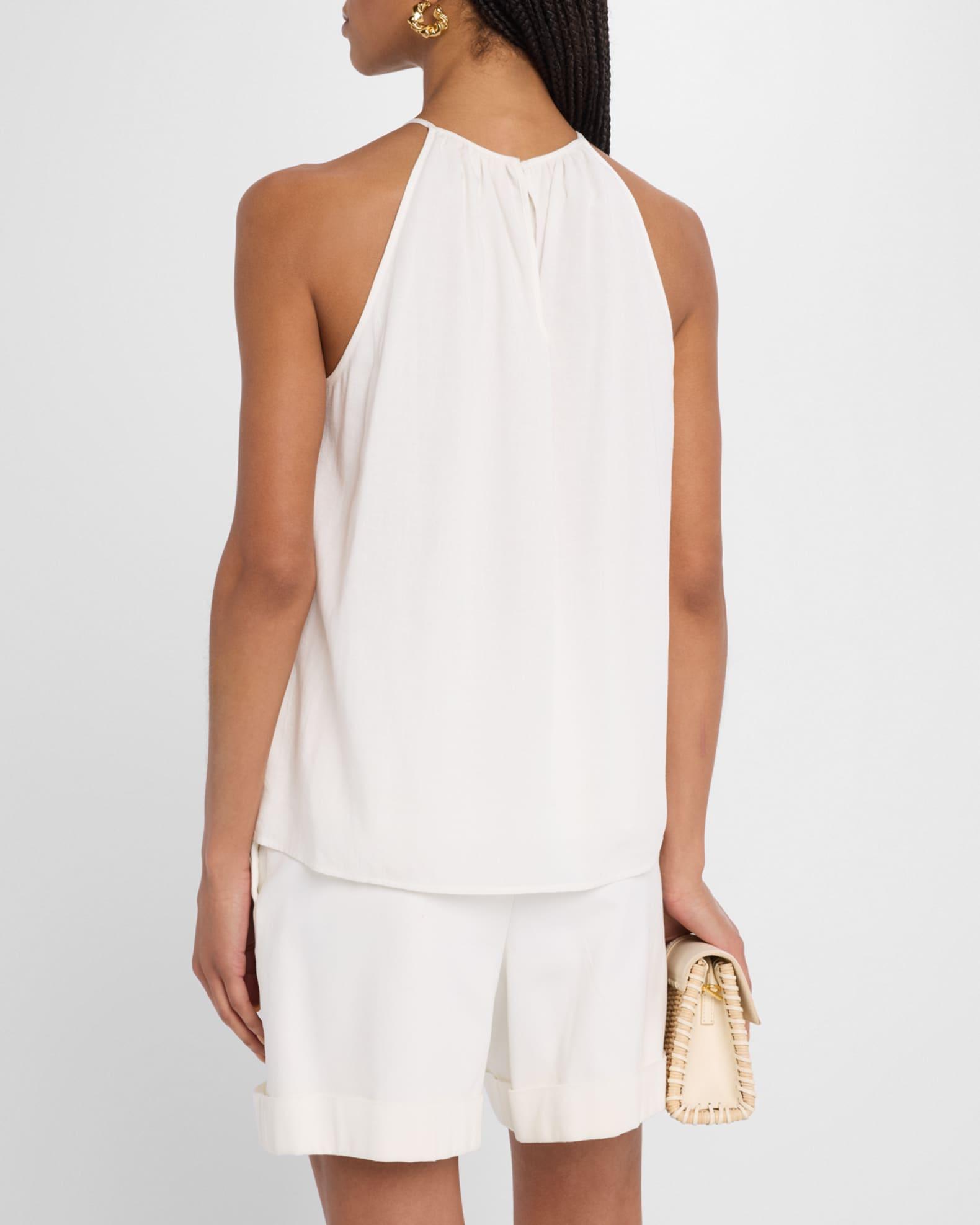 Mila Eyelet Embroidered Sleeveless Top Product Image