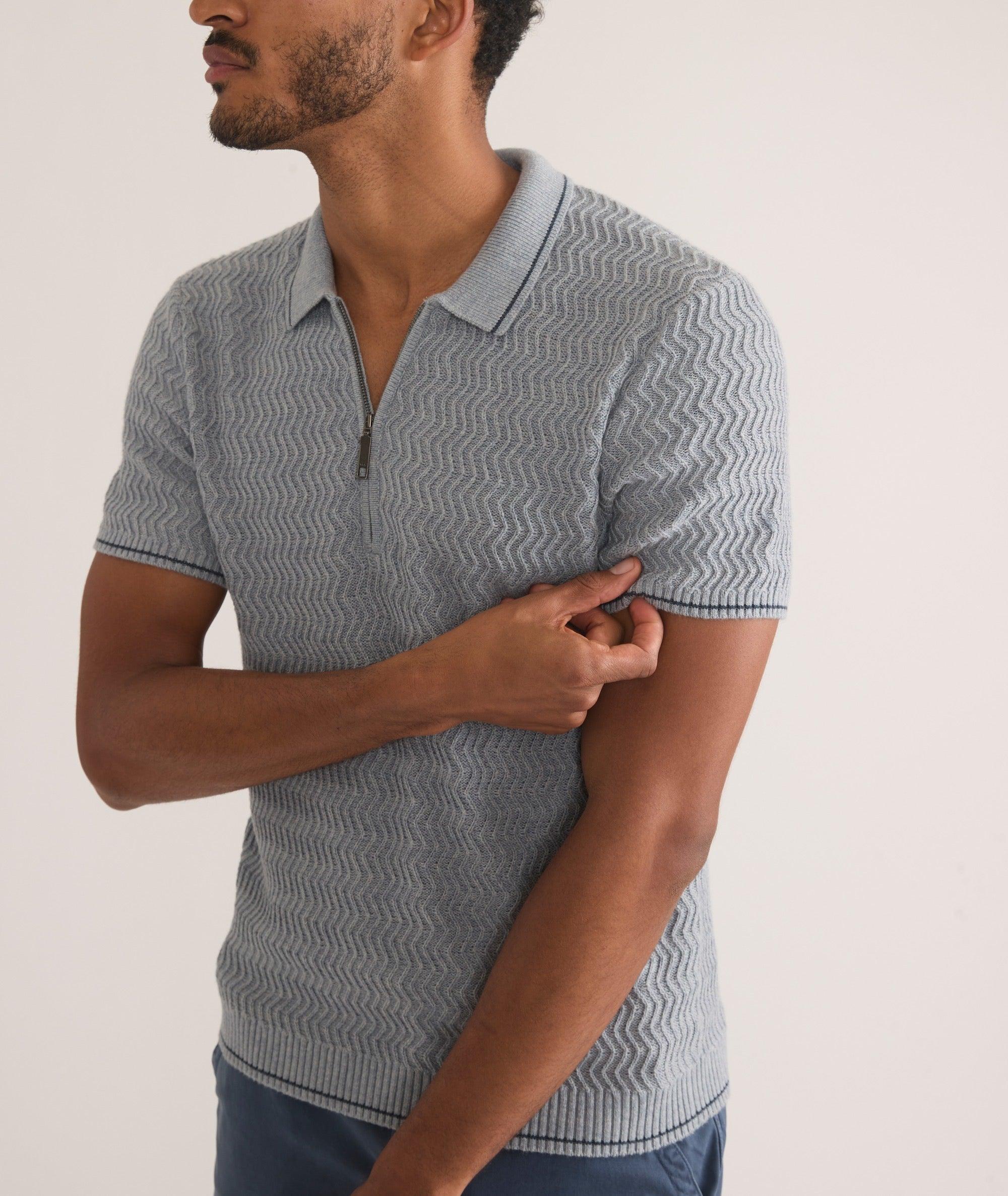 Bryce Zip Sweater Polo Product Image