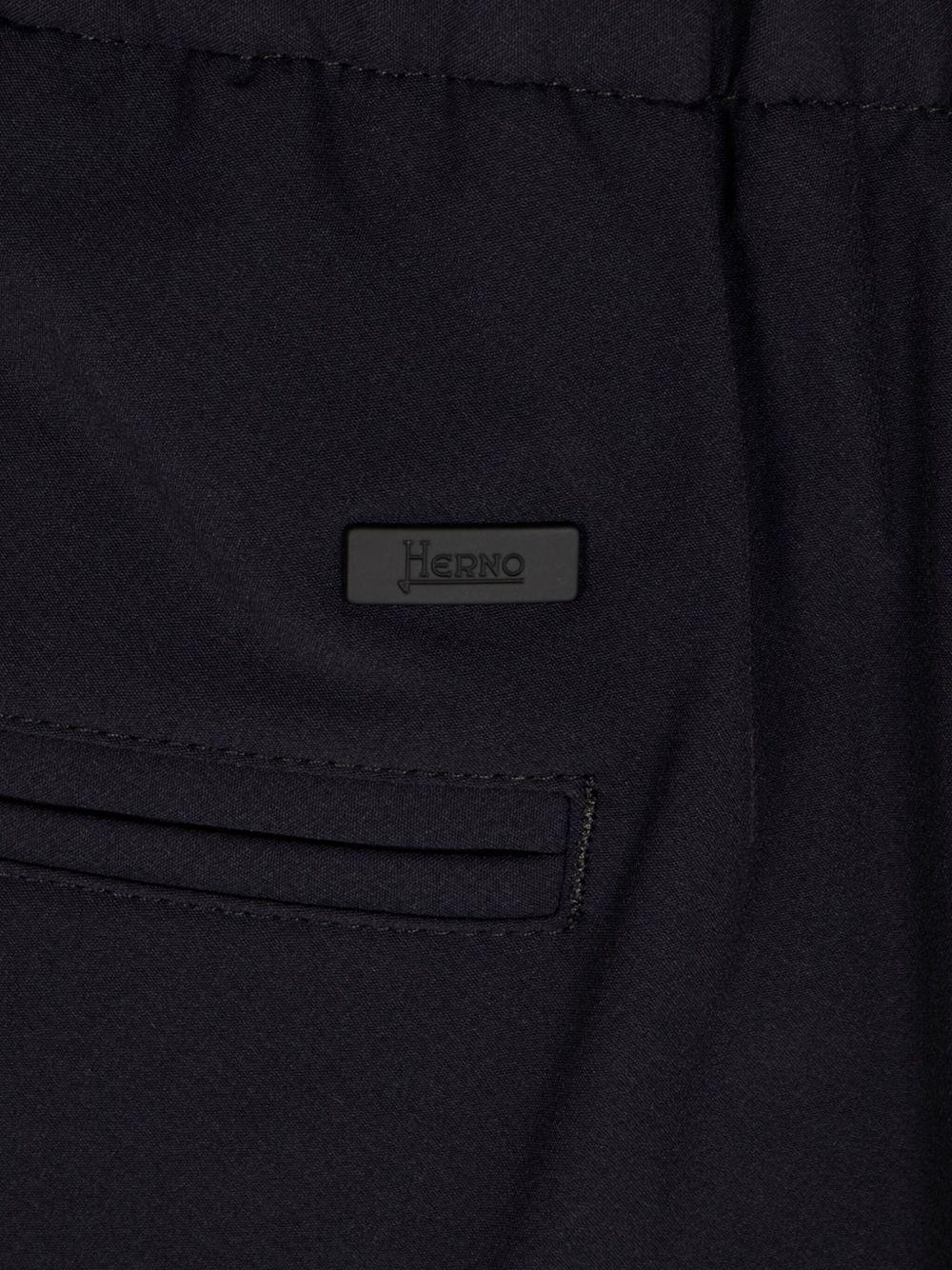 pleated drawstring trousers Product Image