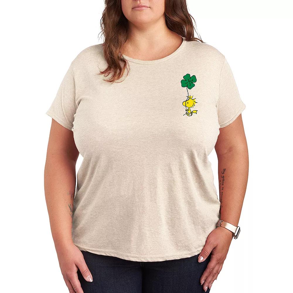 Plus Peanuts Woodstock Clover Graphic Tee, Women's,  Product Image