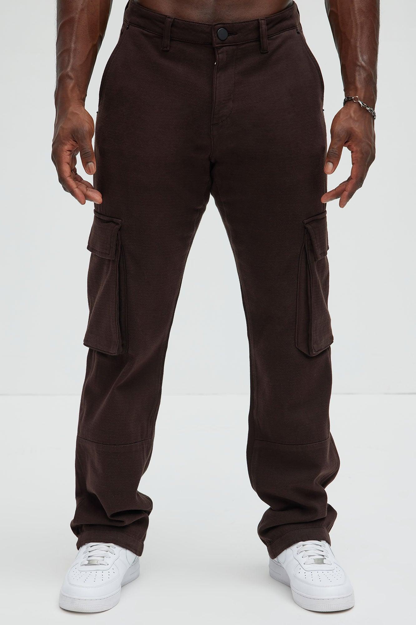 Daniel Straight Cargo Pants - Brown Product Image