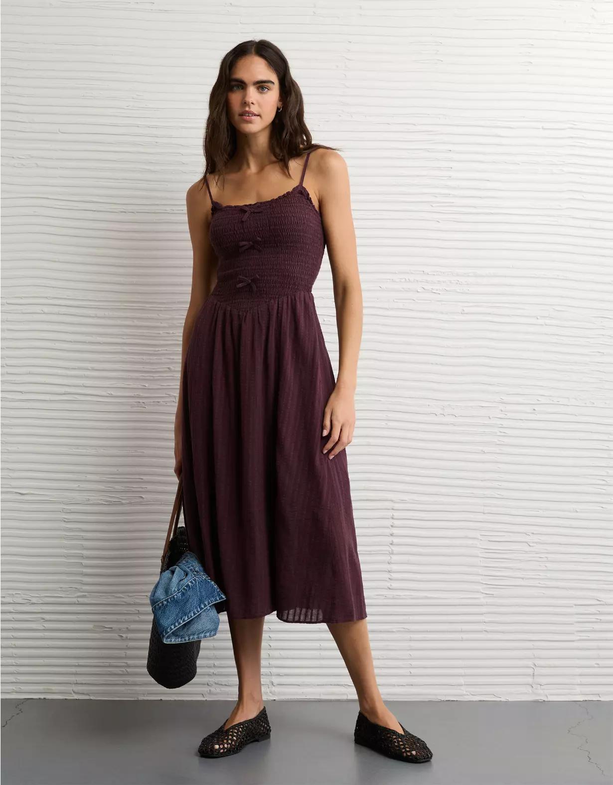 AE Bella Bow Midi Dress Product Image