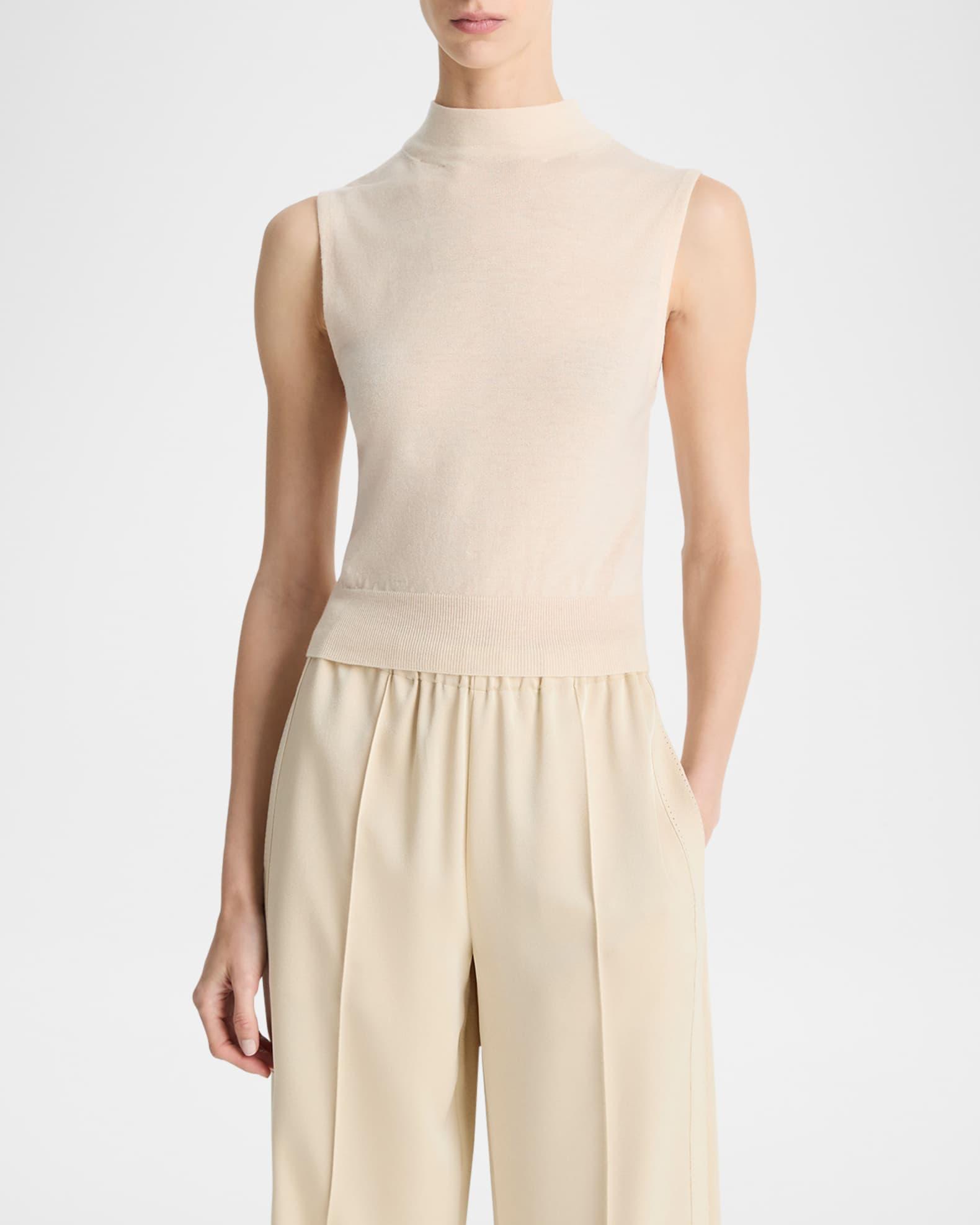 Sleeveless Mock-Neck Top  Product Image