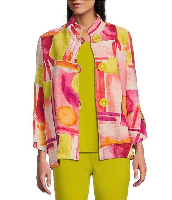 IC Collection Slim Stretch Knit Cropped Pants Product Image