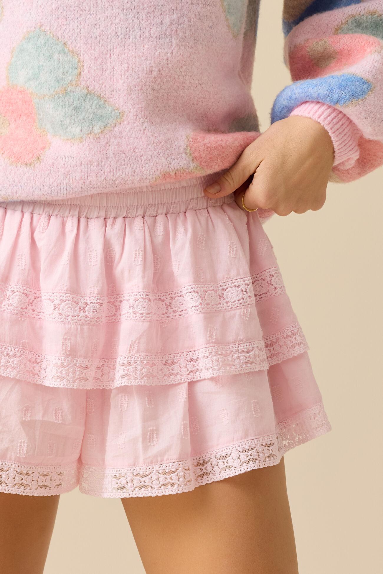 Winslow Layered Lace Shorts Product Image