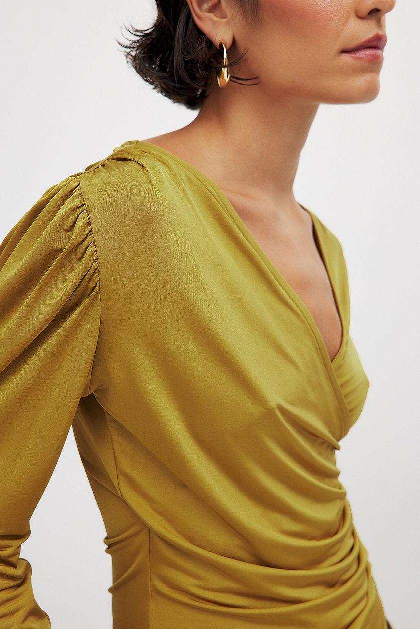 Overlap Long Sleeve Top Product Image