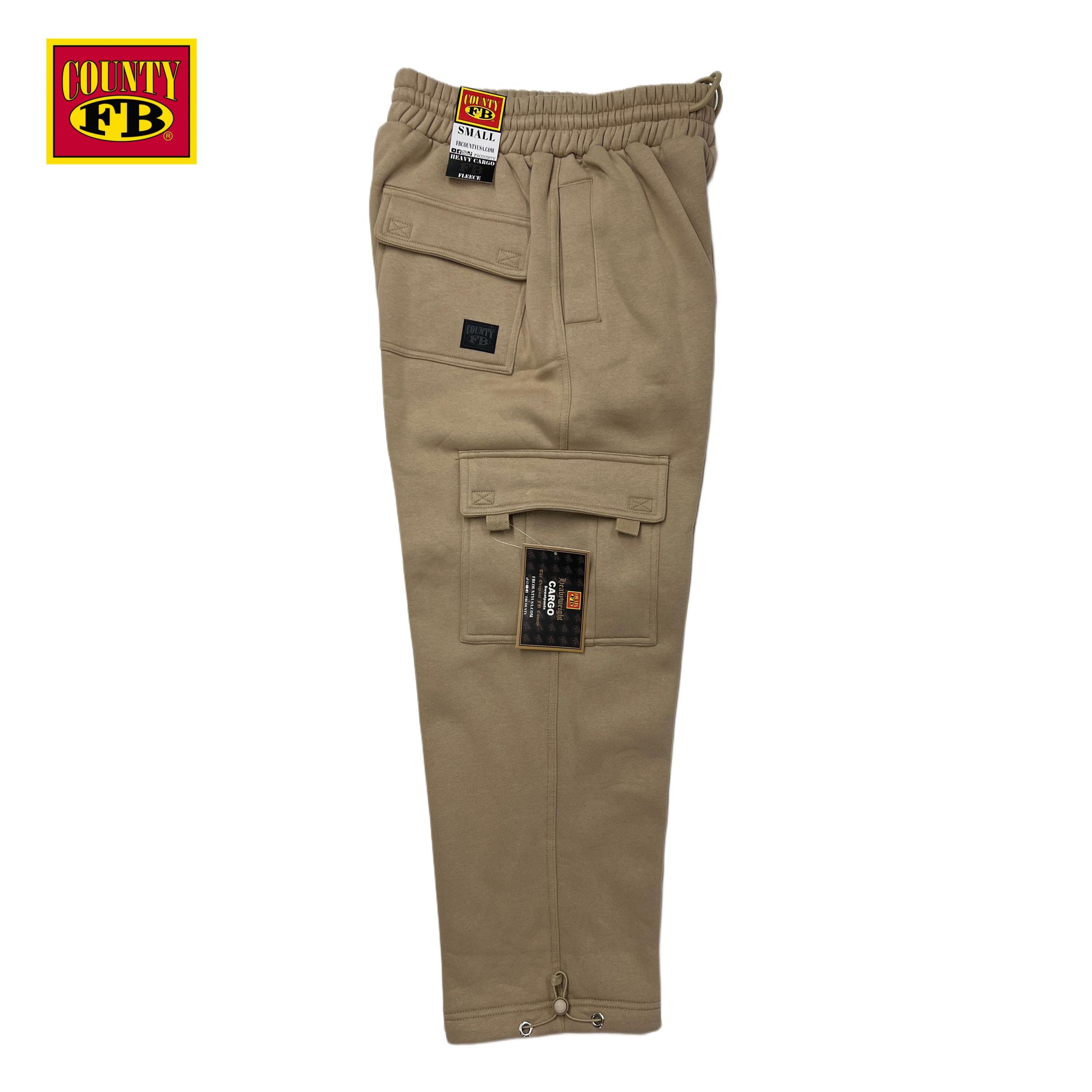 FB County Heavyweight Baggy Cargo Sweatpants Male Product Image