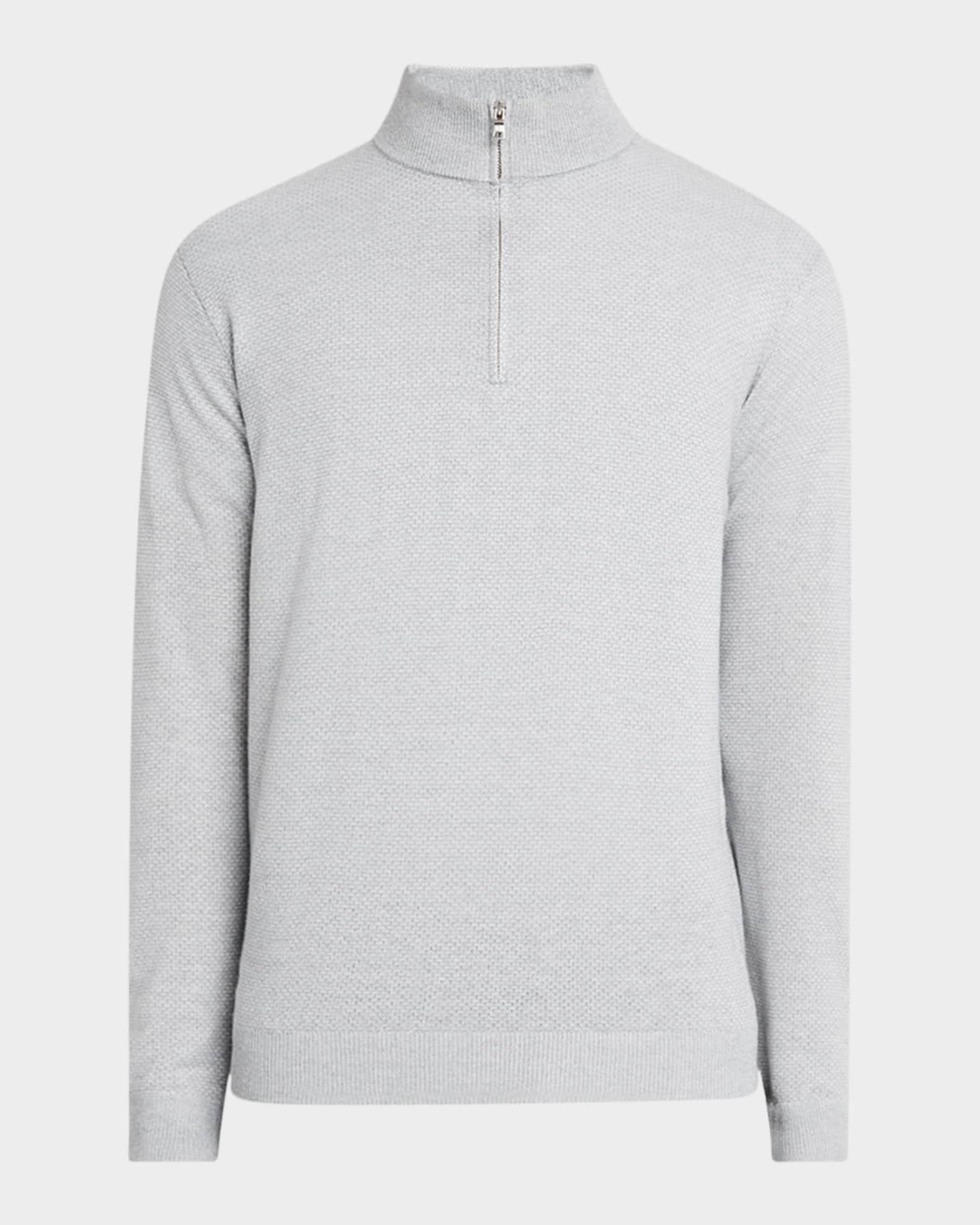 Men's Ashland Jacquard Quarter-Zip Sweater Product Image
