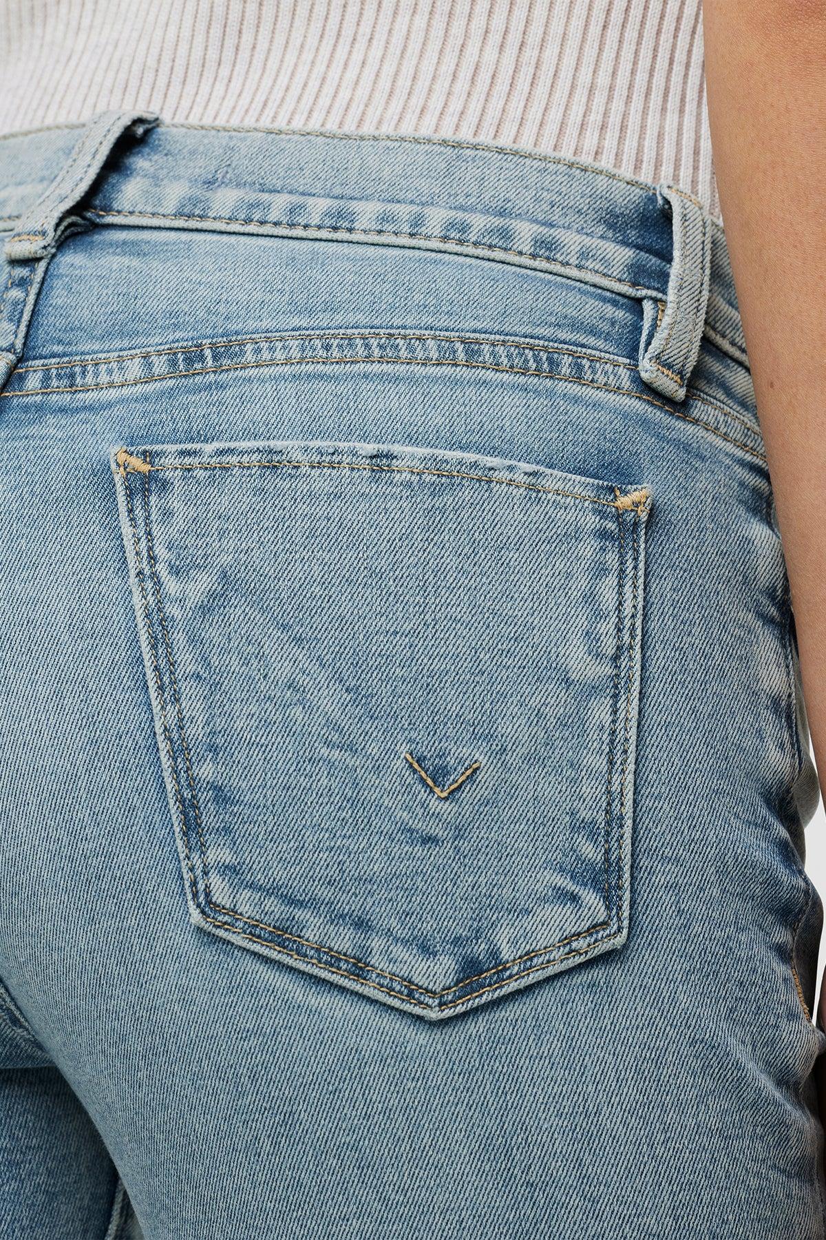 Barbara High-Rise Bootcut Petite Jean w/ Split Hem Female Product Image