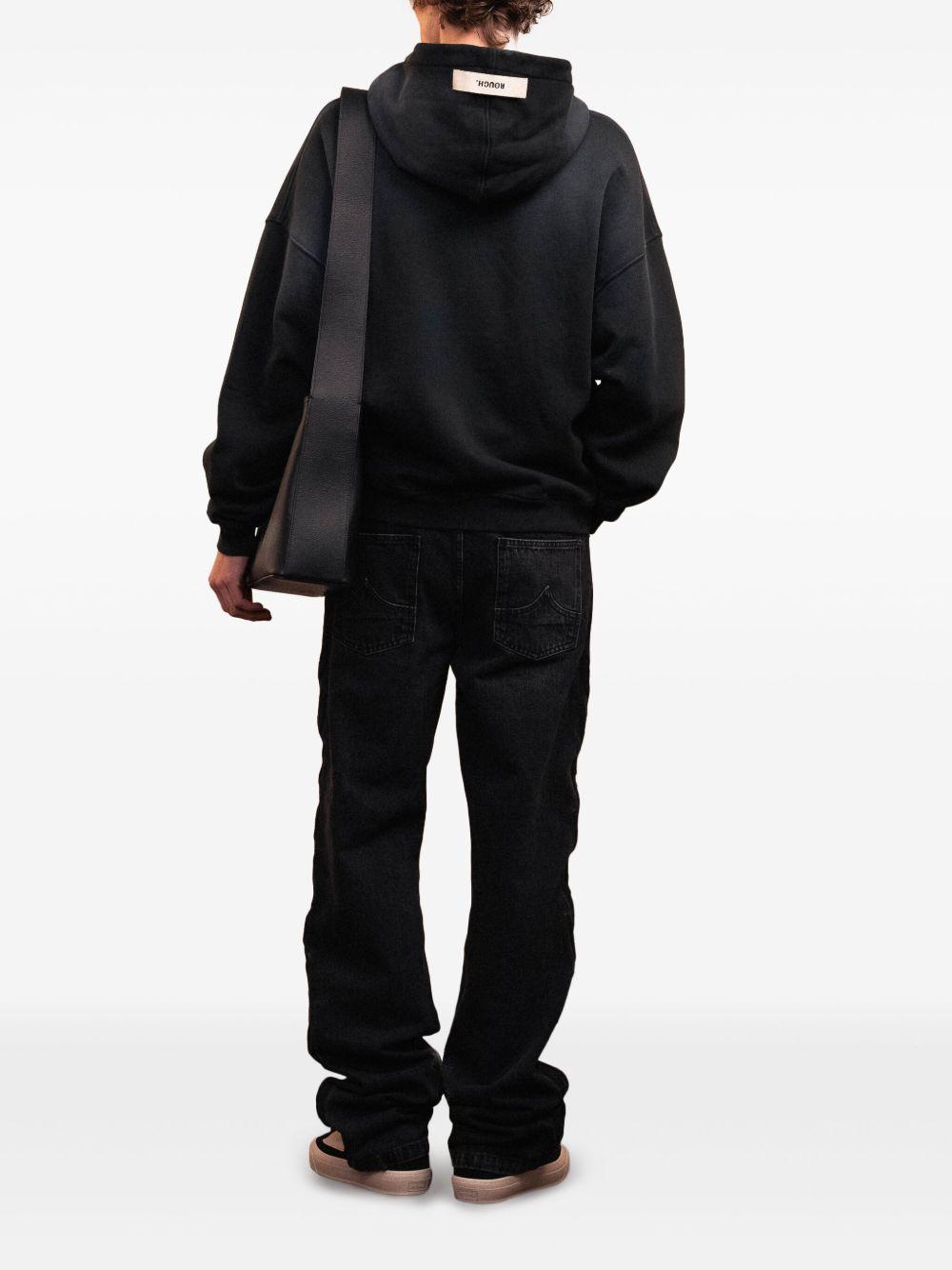 graphic zip-up hoodie Product Image