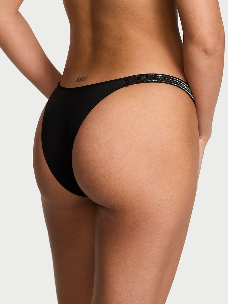 Ombré Stripe Shine Strap Brazilian Panty Product Image