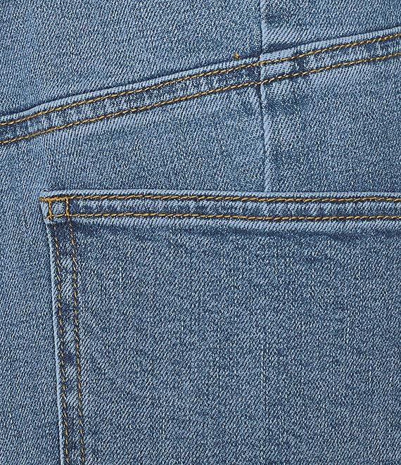 Dear John Audrey Stretch Denim Cropped Wide Leg Jeans Product Image