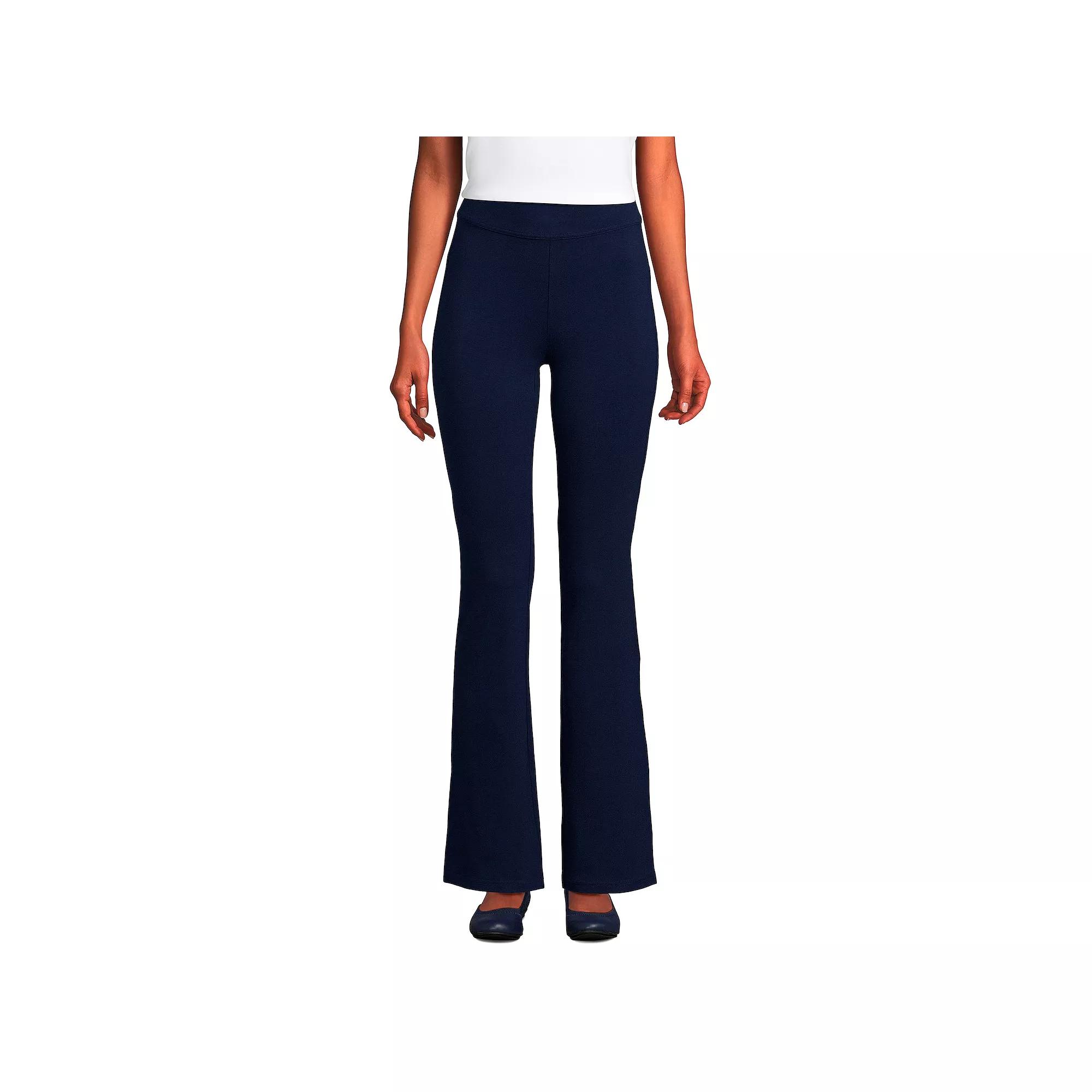 Women's Lands' End Starfish High Rise Flare Yoga Pants, Size: XL, Deep  Blue Product Image