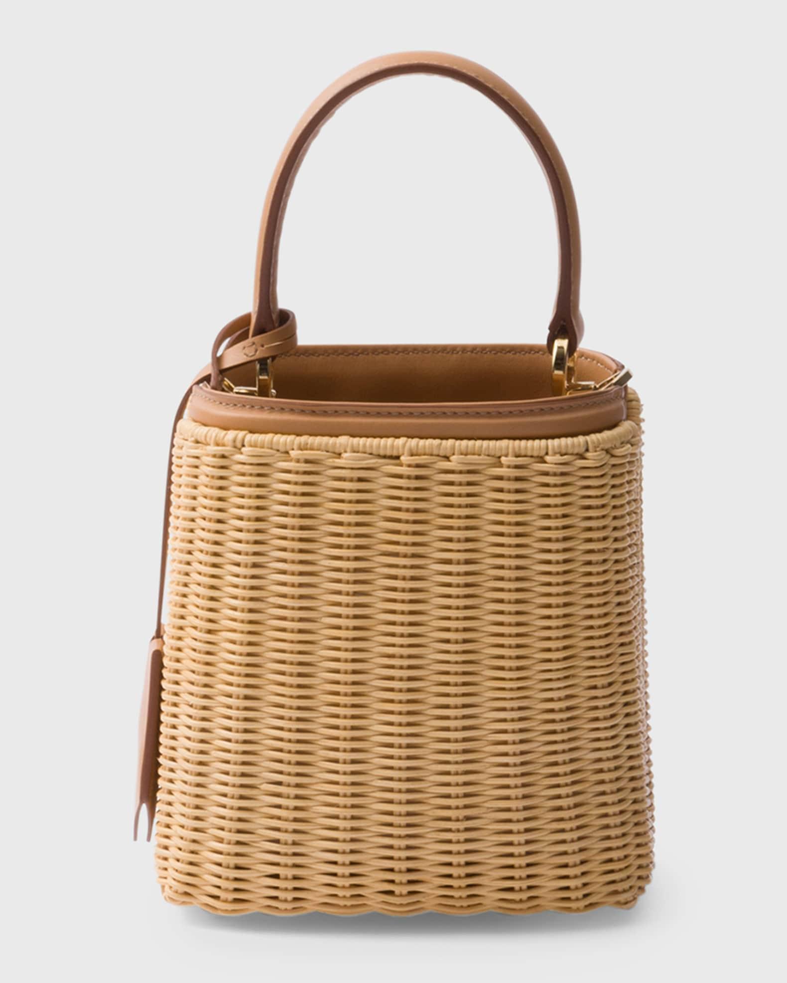 Basket Raffia Bucket Bag Product Image