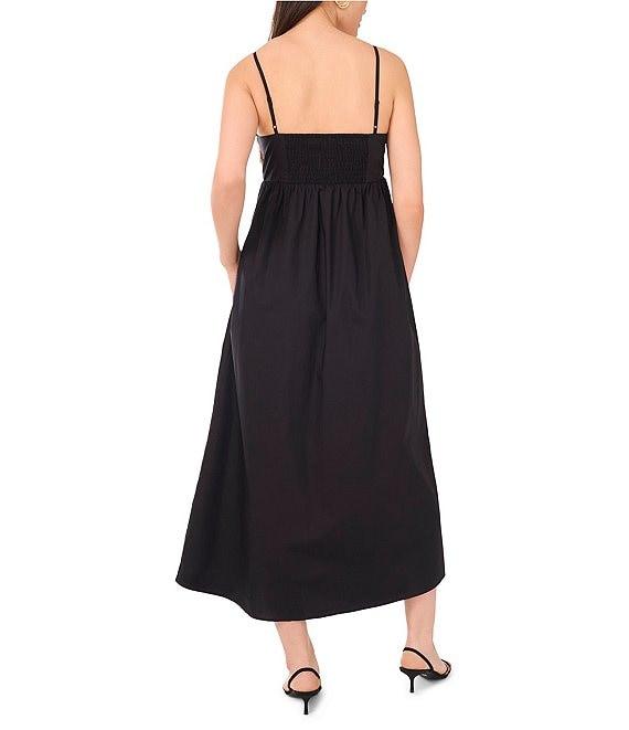1. STATE Sweetheart Neck Sleeveless Front Bow Maxi Dress Product Image