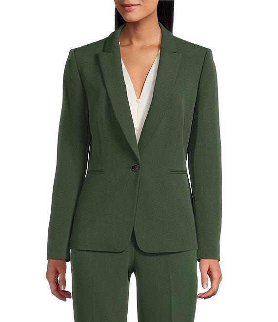 Alyssa Crepe Long Sleeve Collar Blazer Product Image