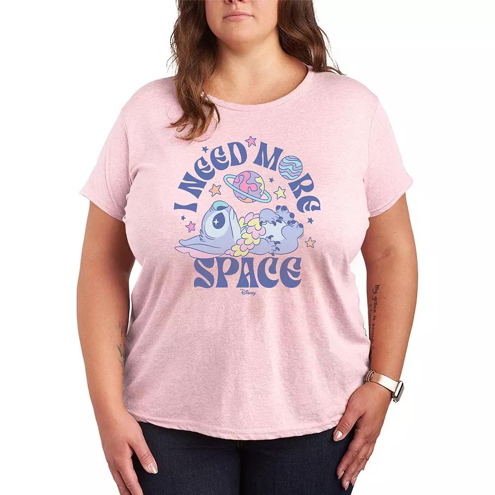 Disney's Lilo & Stitch Plus Need More Space Graphic Tee, Women's,  Product Image