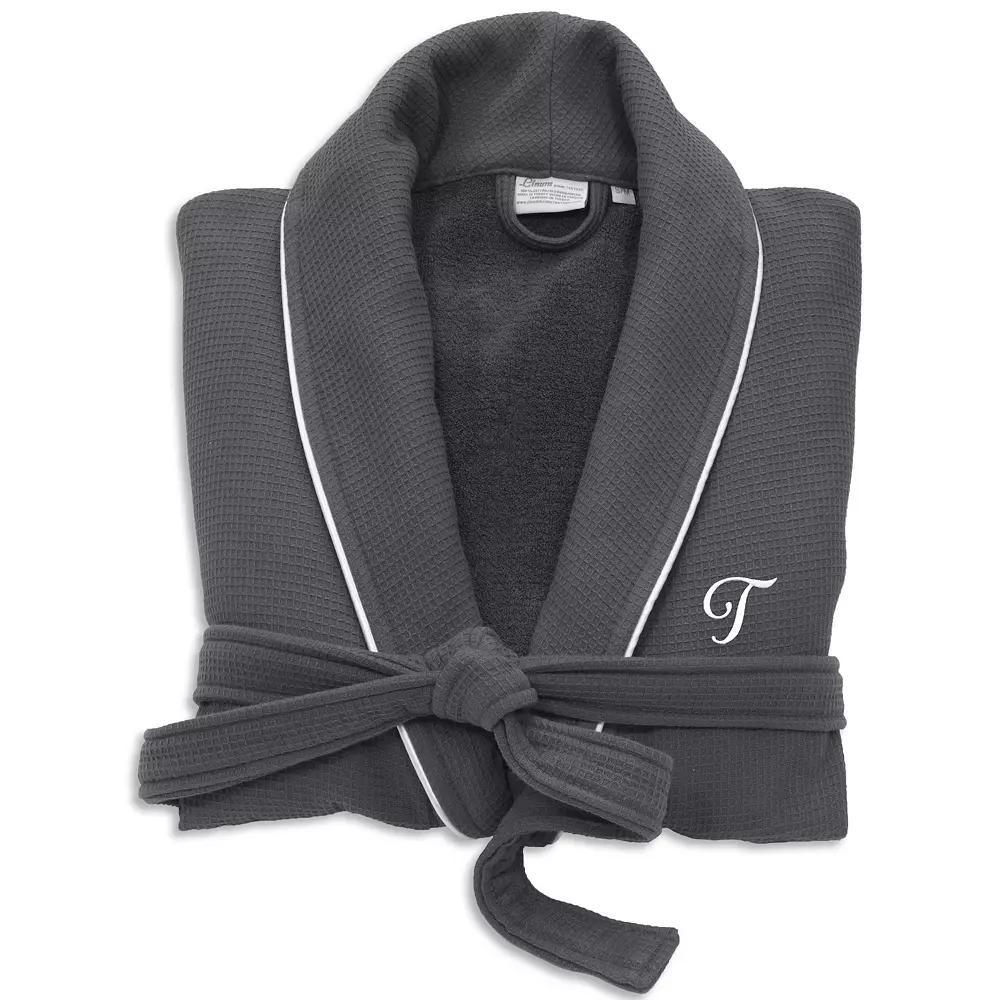 Linum Home Textiles Turkish Cotton Personalized Waffle Terry Bathrobe, Adult Unisex,  Product Image