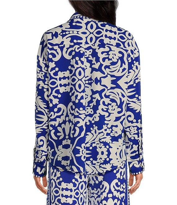 Sugarlips Border Printed High Waisted Leg Coordinating Pants Product Image