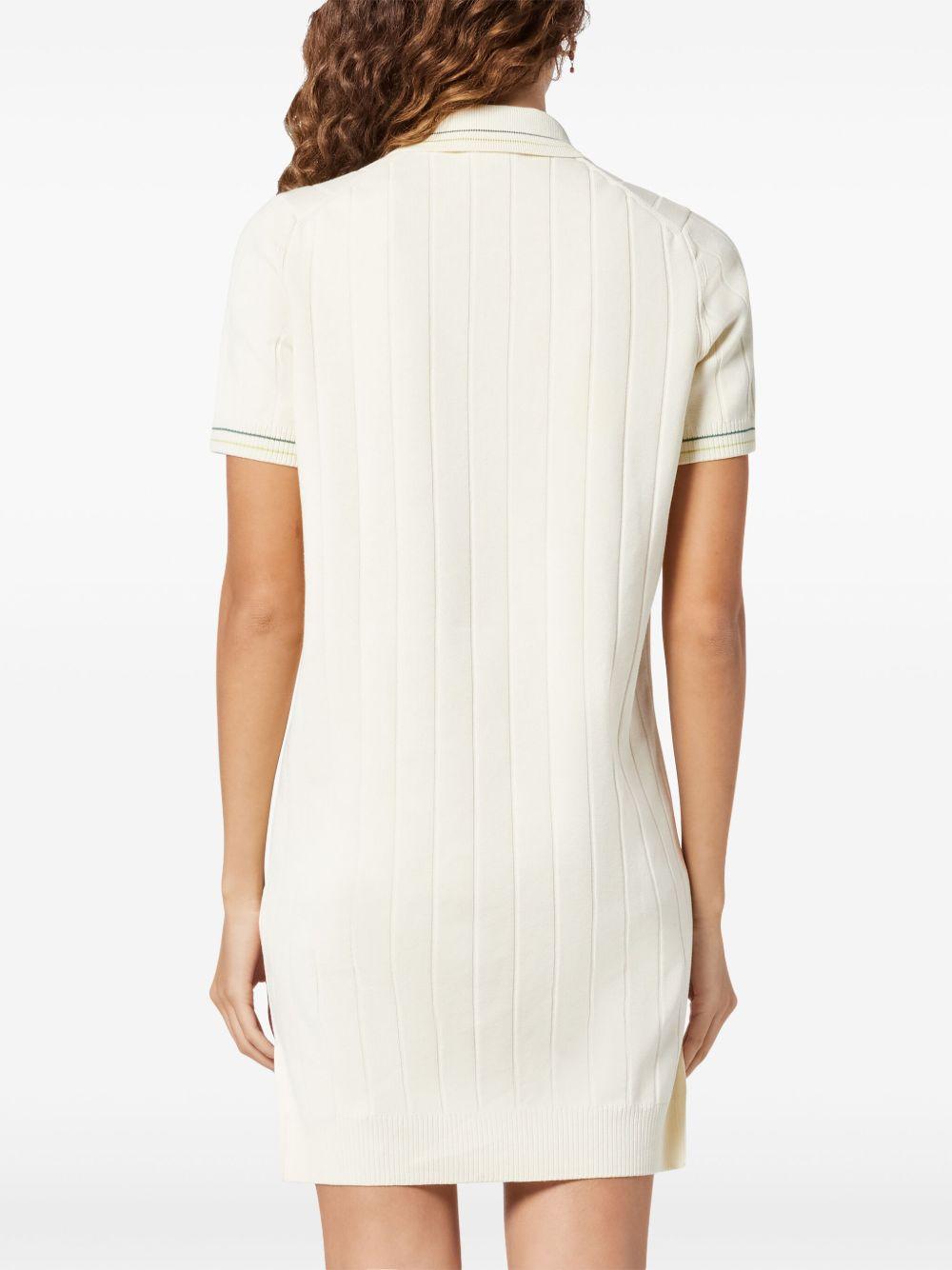 short-sleeved polo minidress Product Image