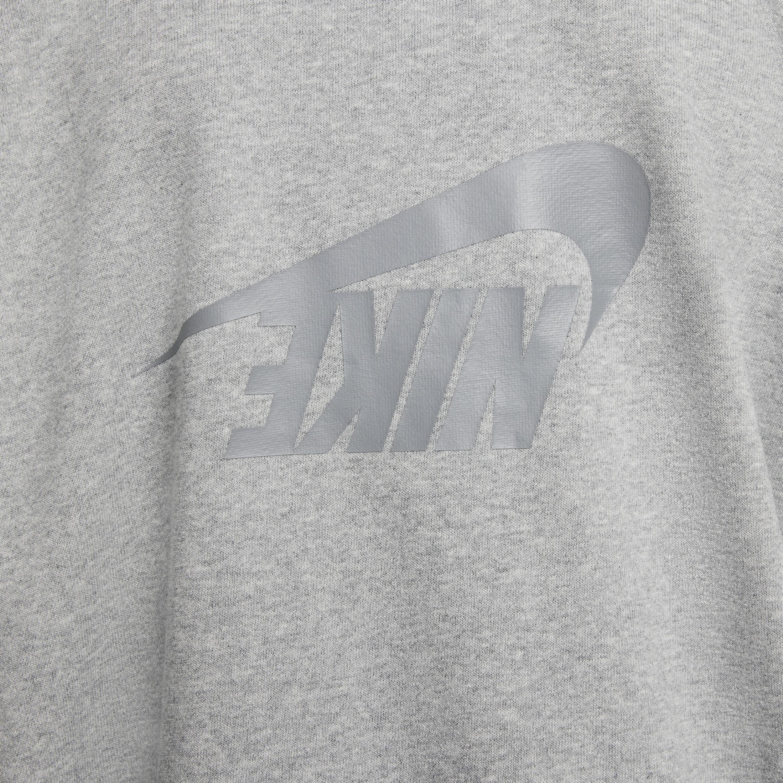 Unisex Nike Sportswear Girls' Dri-FIT Oversized Fleece Hoodie Product Image