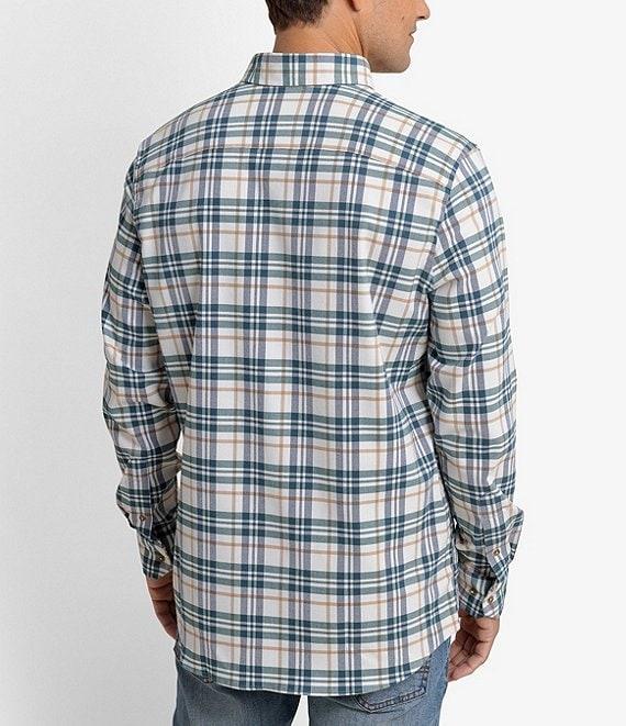 Southern Tide Intercoastal Performance Stretch Sandbridge Plaid Beach Flannel Long Sleeve Woven Shirt Product Image