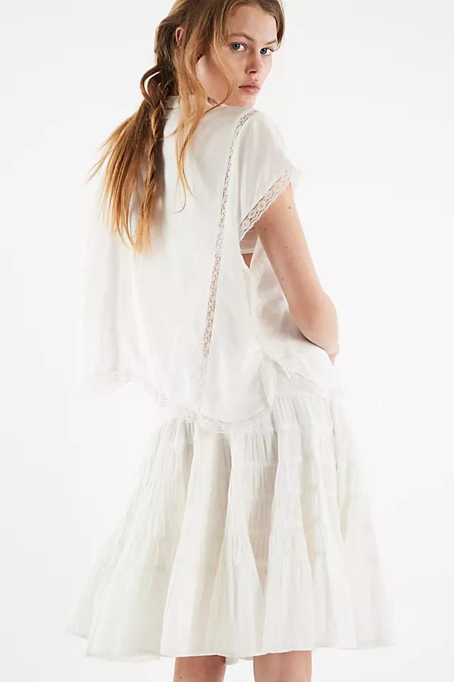 Many Layers Solid Midi Skirt Product Image