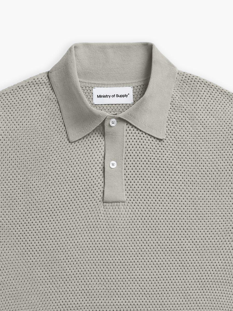 Men's Labs 3D Print-Knit Air Polo - Crimson Product Image