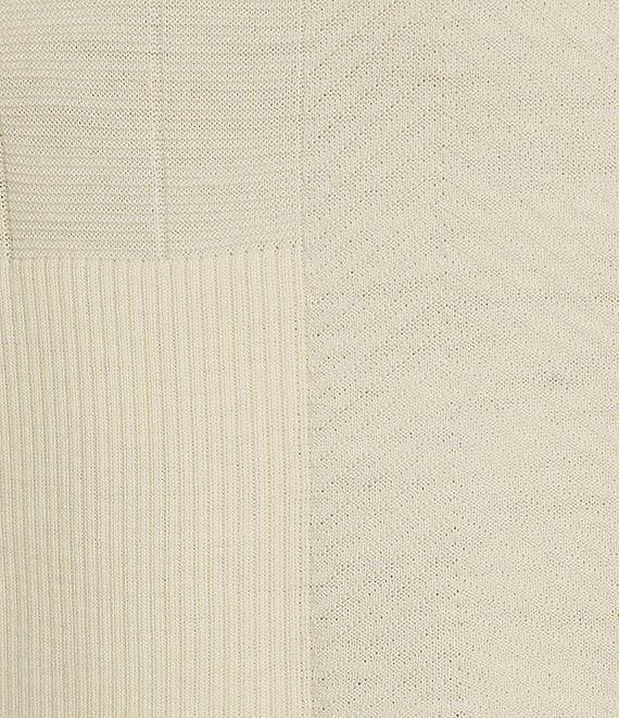 Murano Solid Performance Textured Crew Neck Sweater Product Image