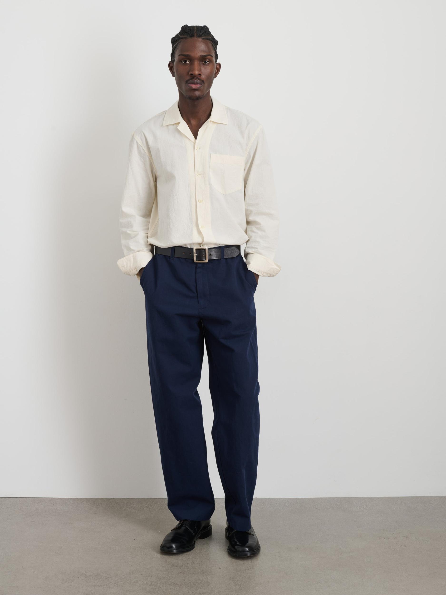 Cooper Trouser in Cotton Linen Product Image