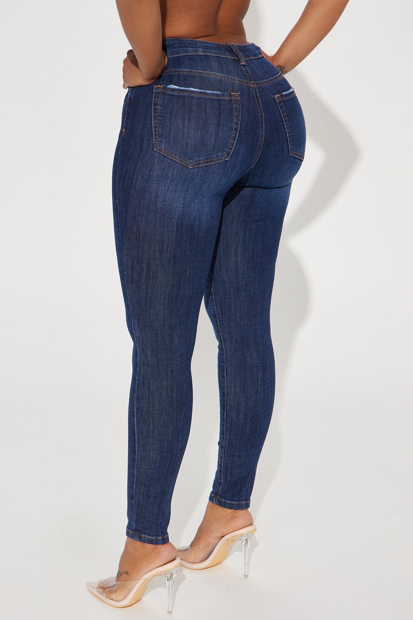 Top Of The Line Stretch Skinny Jeans - Dark Wash Product Image