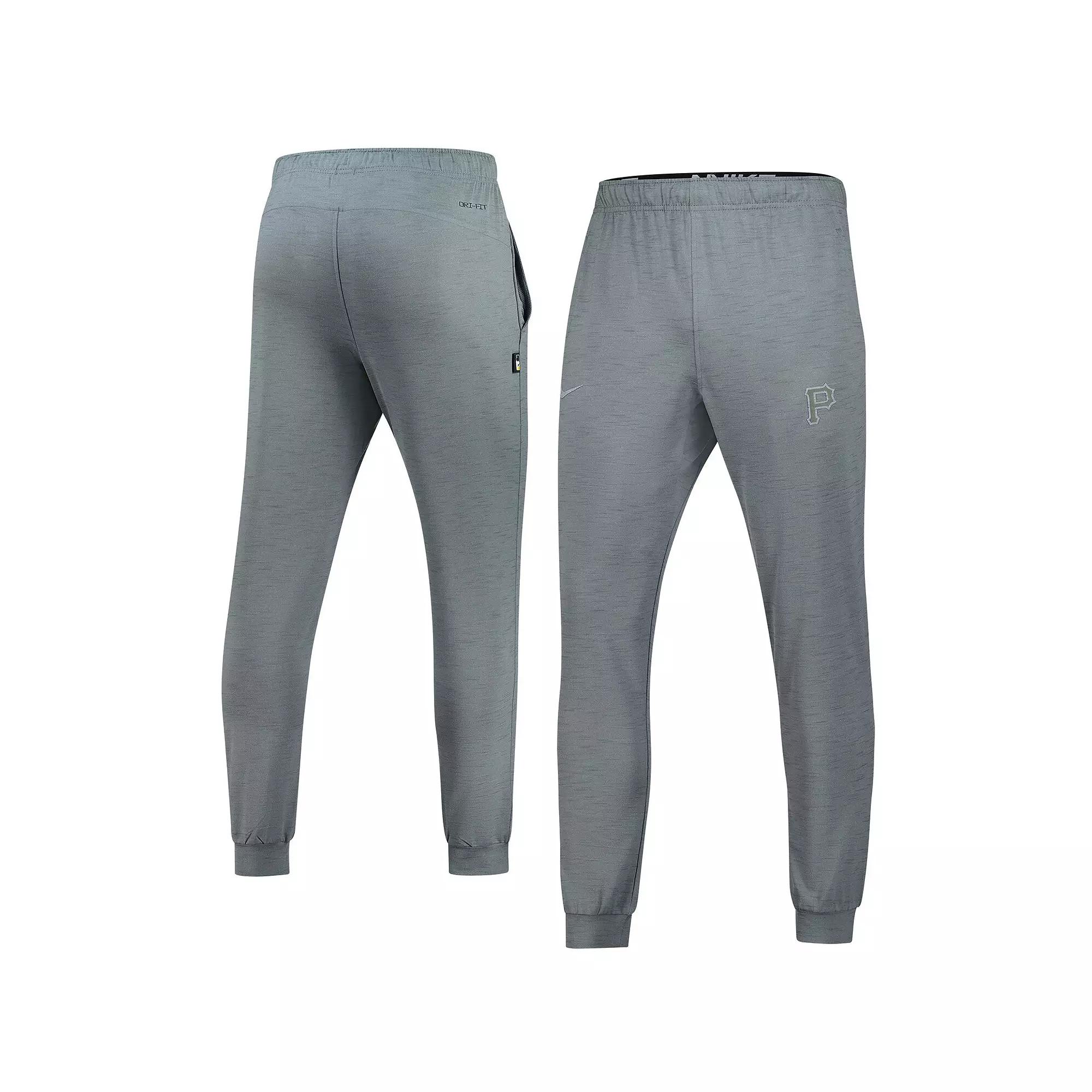 Men's Nike Heather Gray Pittsburgh Pirates Travel Performance Pants,  Product Image