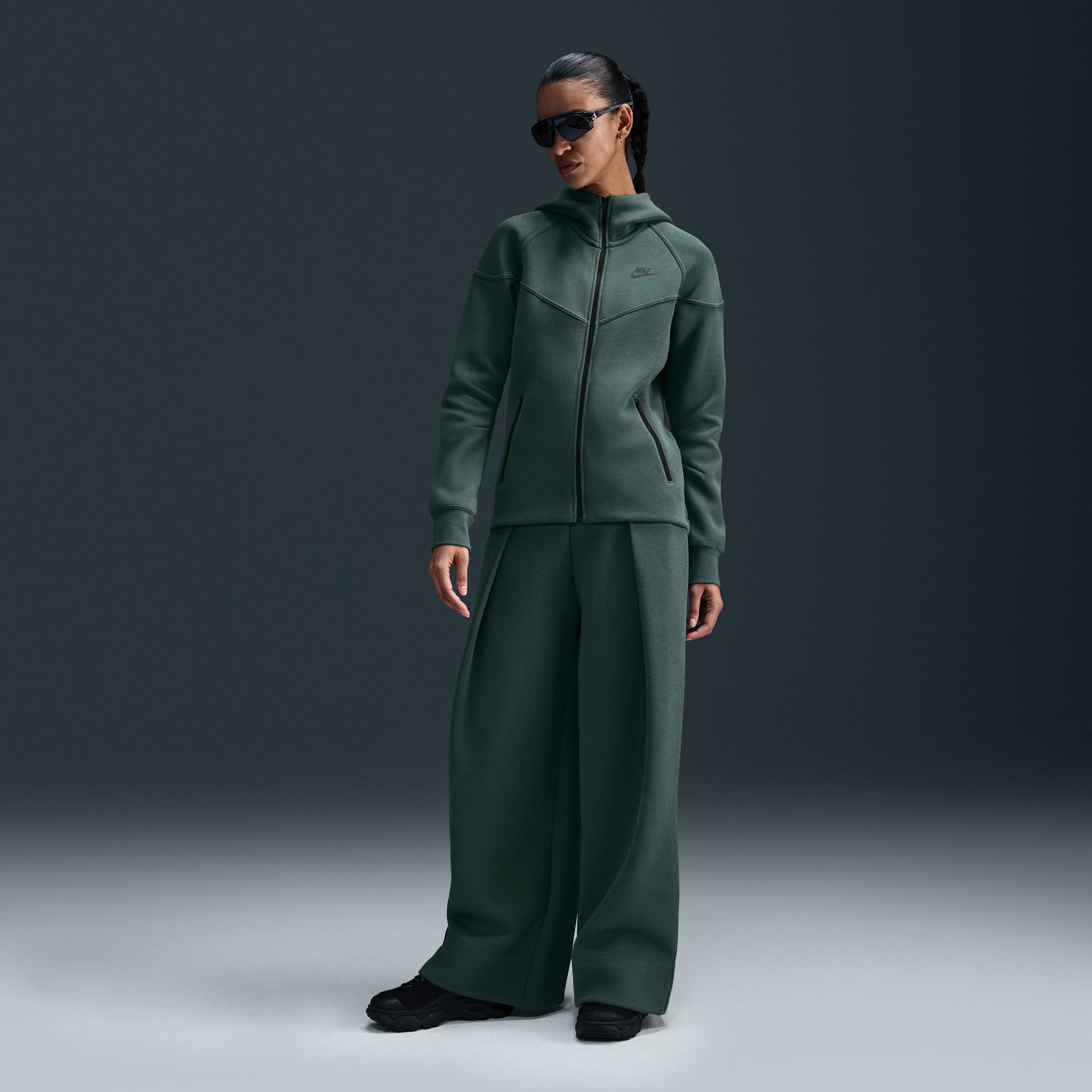 Womens Nike Sportswear Tech Fleece Windrunner Full-Zip Hoodie Product Image