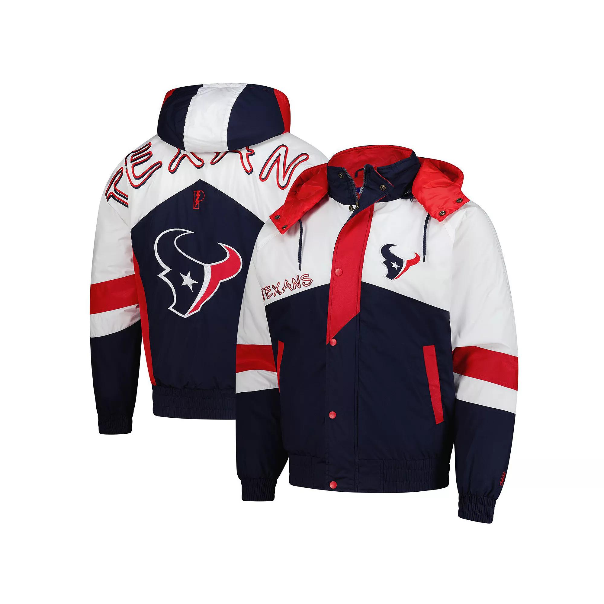 Men's Pro Player Navy Houston Texans Shoulder To Shoulder Raglan Full-Zip Jacket, Size: Medium, Blue Product Image
