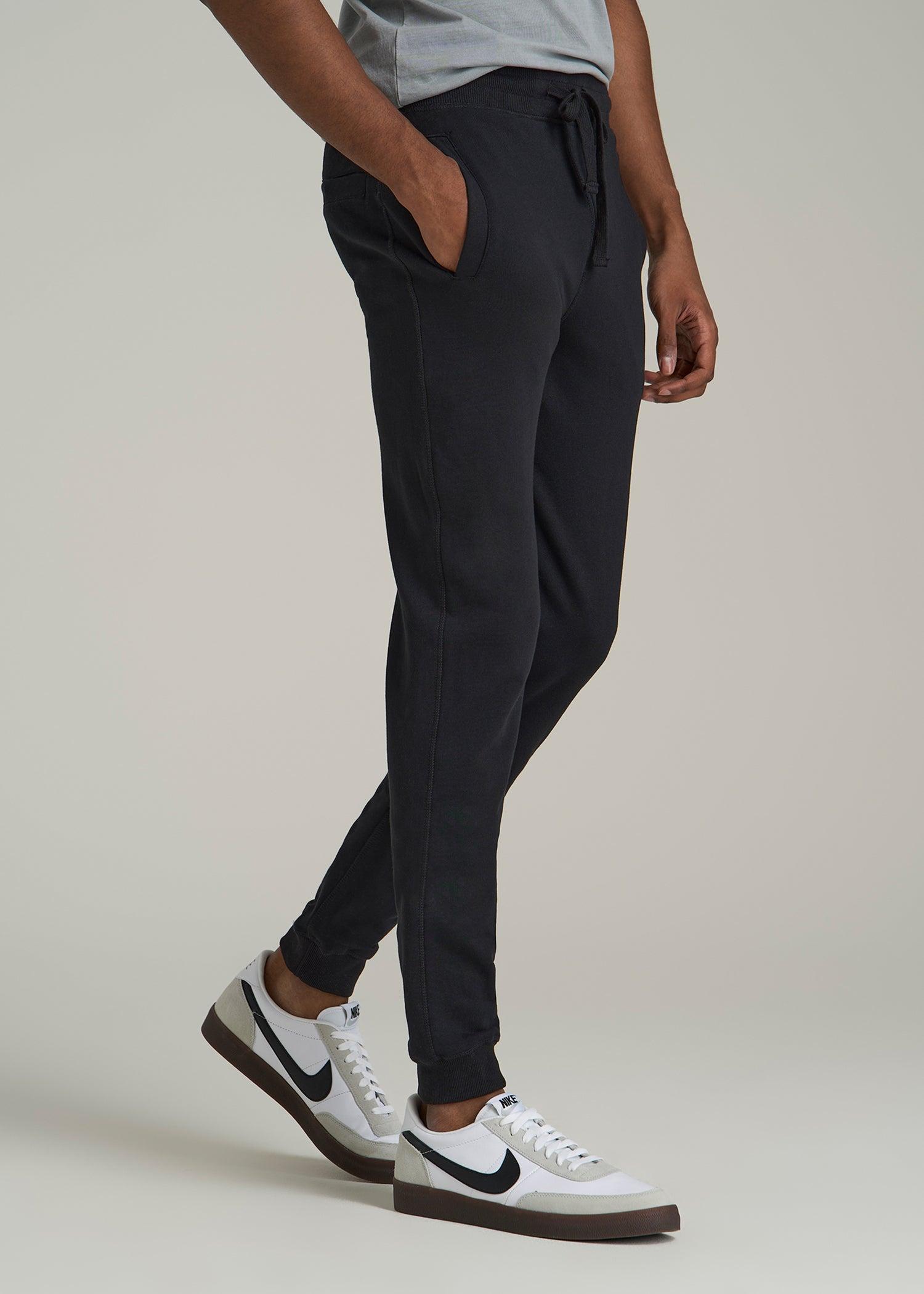 Wearever 2.0 French Terry Joggers for Tall Men in Black Male Product Image