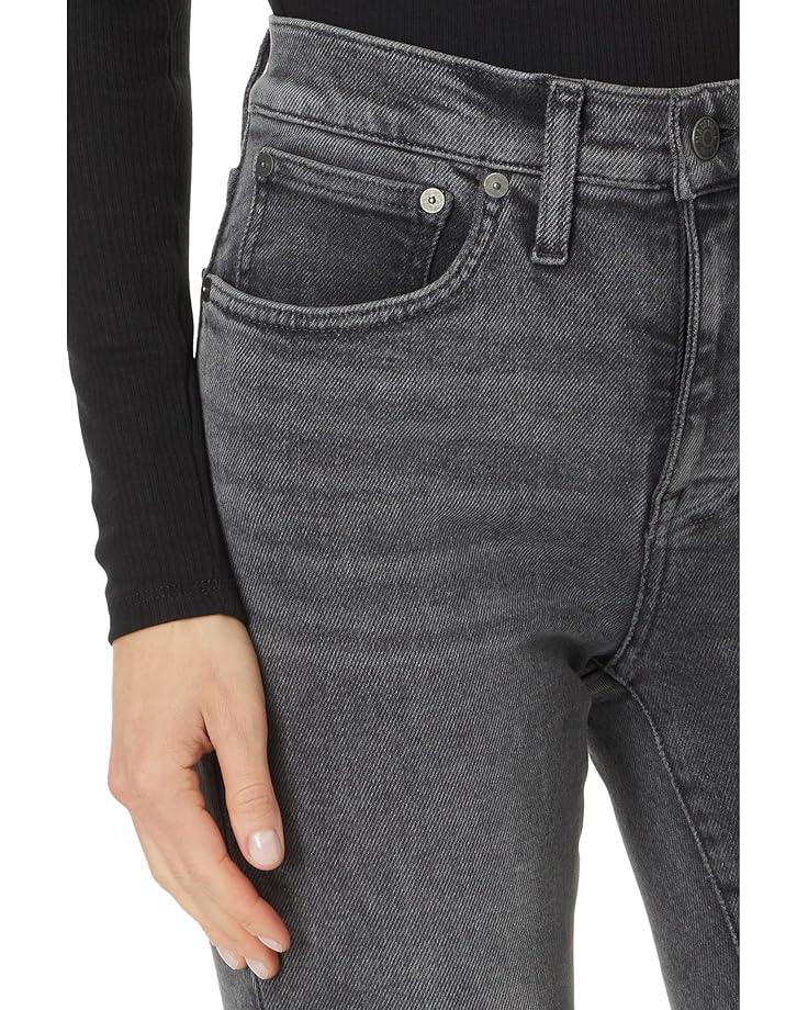 Kick Out Crop Jeans in Washed Black: Raw Hem Edition Product Image