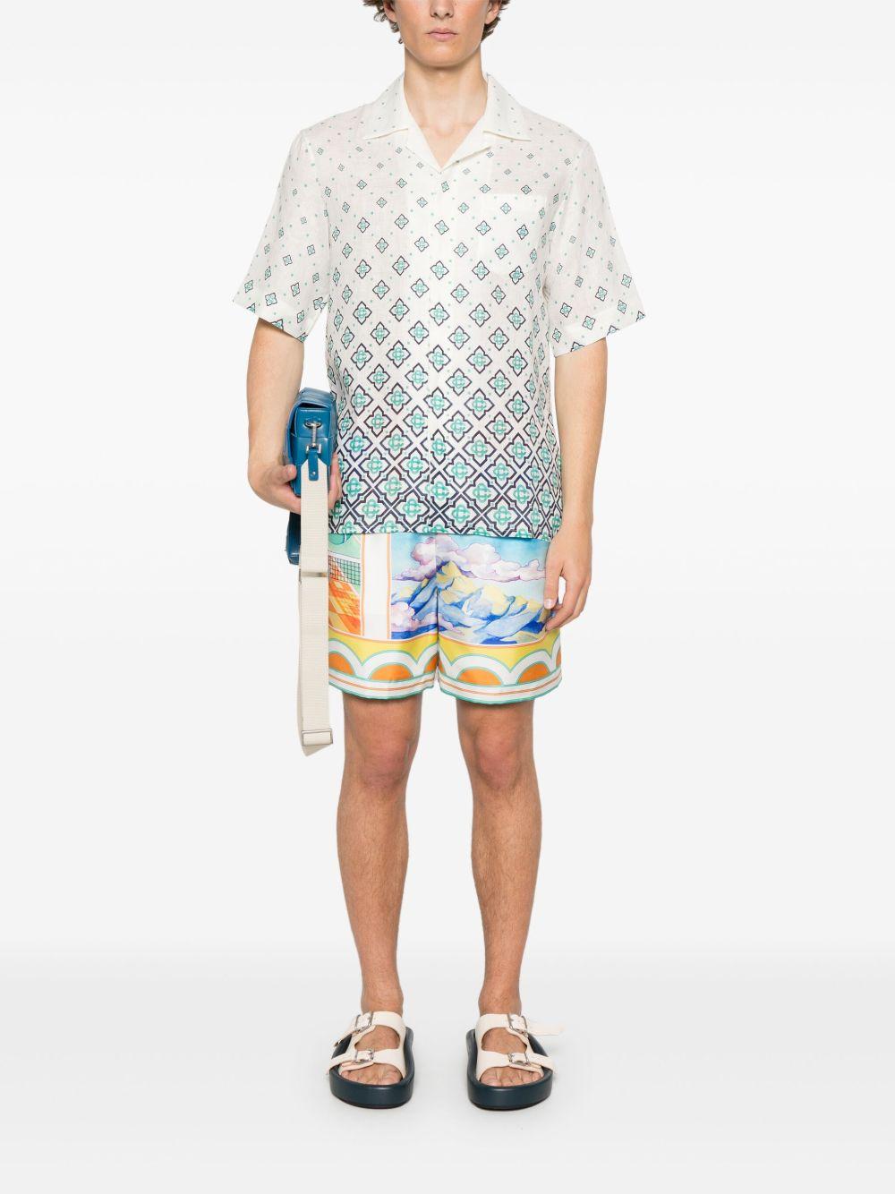 monogram-print shirt Product Image