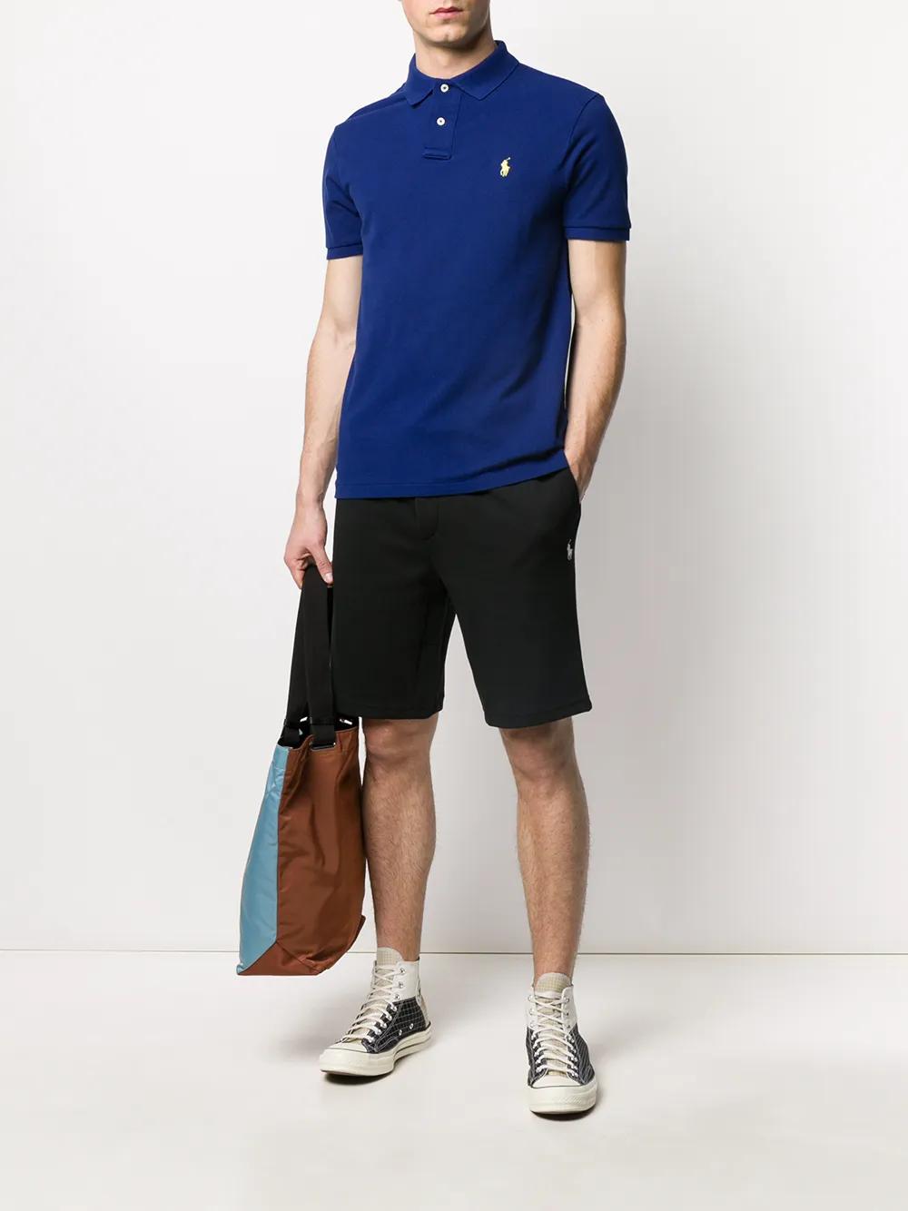 Polo Pony-embroidered polo shirt Product Image