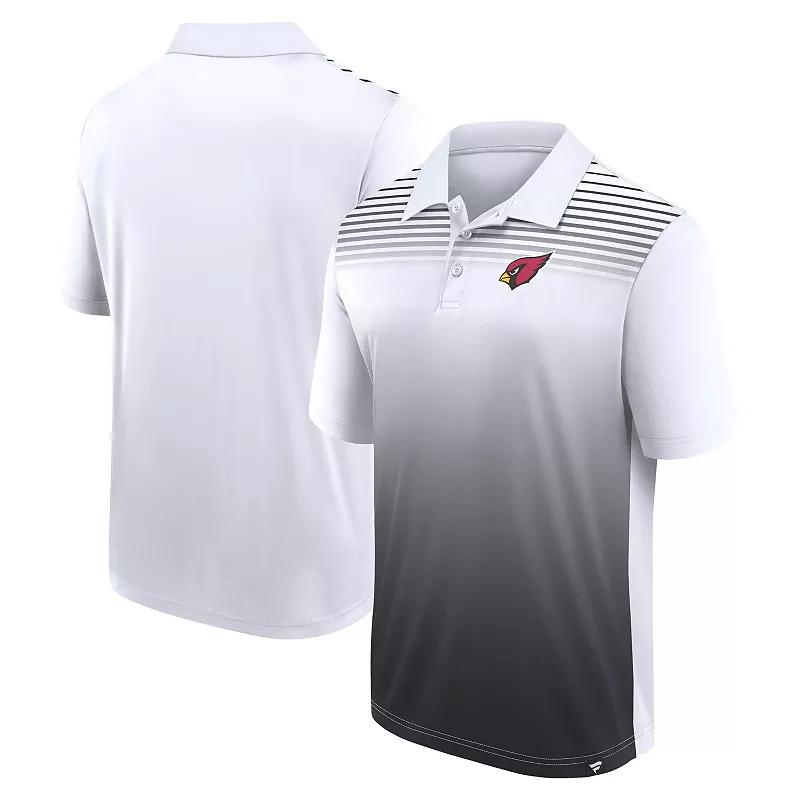 Men's White/Black Arizona Cardinals Sandlot Game Polo,  Product Image