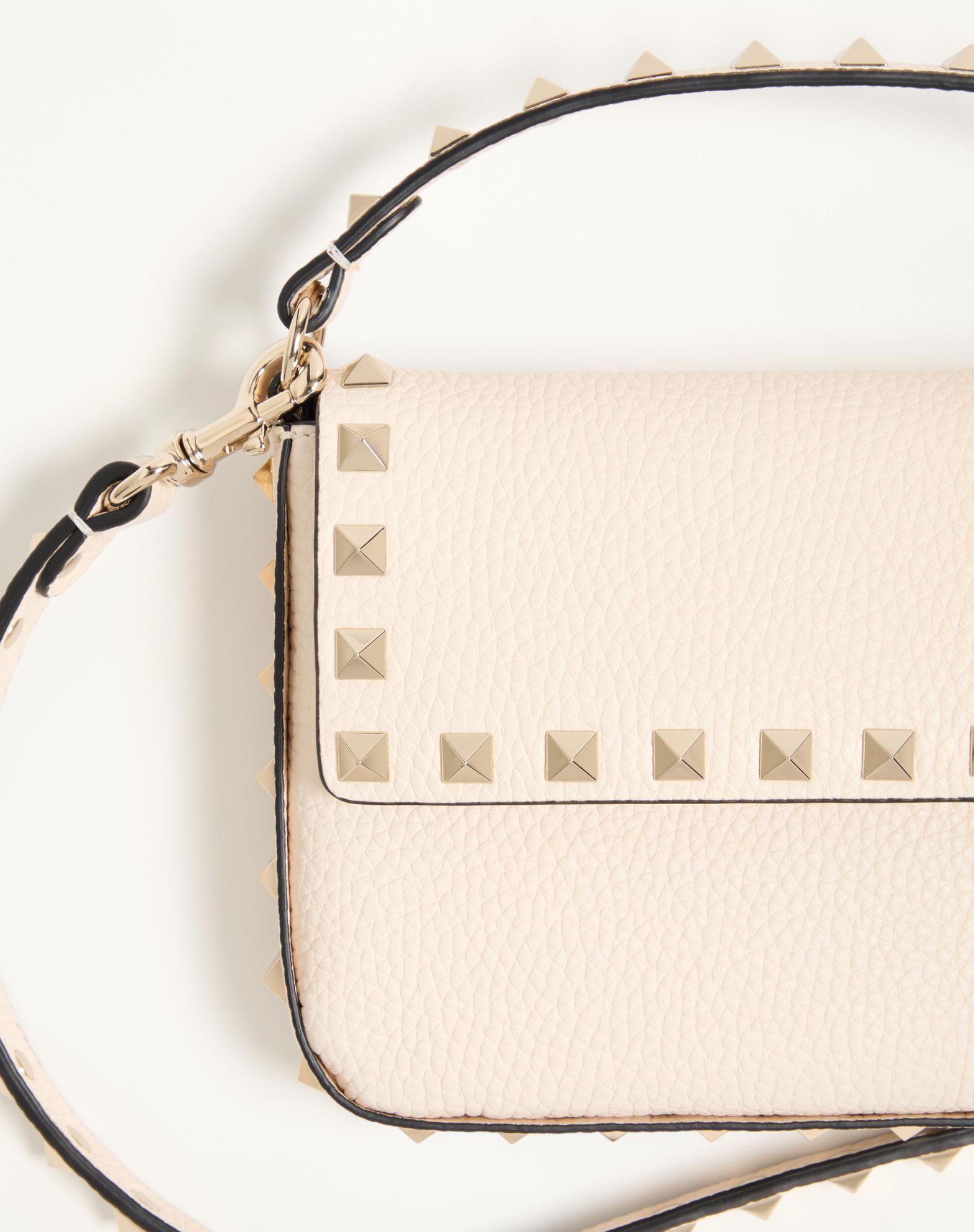 Rockstud Grainy Calfskin Pouch Product Image